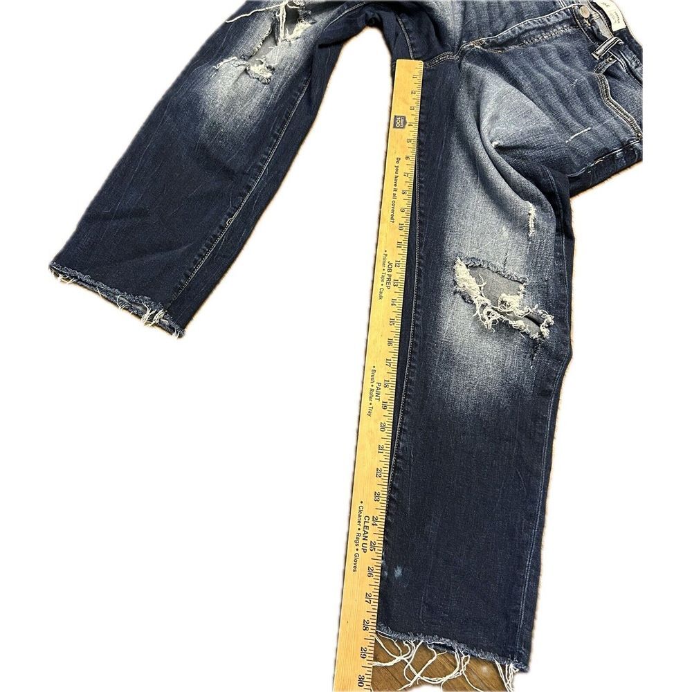 BKE‎ Women Size 34 Parker Universal Fit High Rise Raw Hem Frayed Distressed Rips - Picture 5 of 8